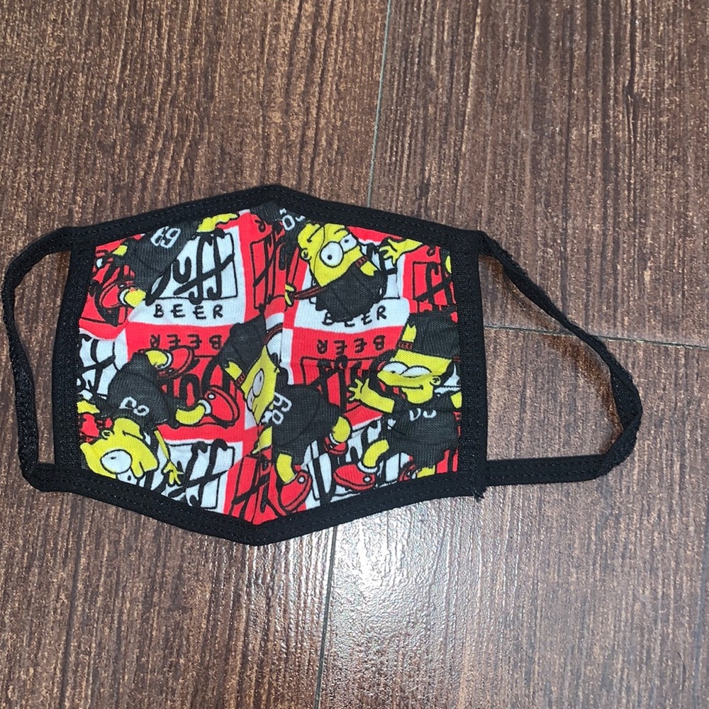 Bart Simpson mouth mask 😷